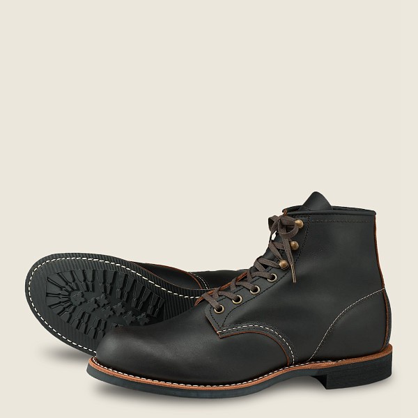 Red Wing Heritage Bot Erkek - Blacksmith - 6-Inch Prairie Deri - Siyah - 37BCPLKFA